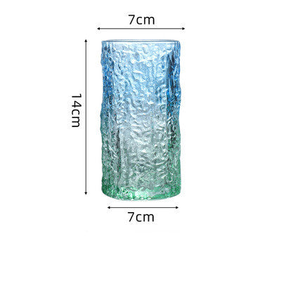Gradient Colour Glass Tumbler