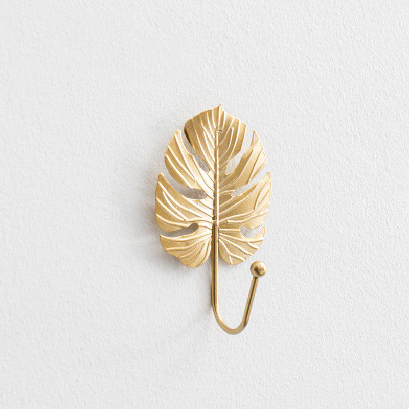Golden Gleam Retro Wall Hooks