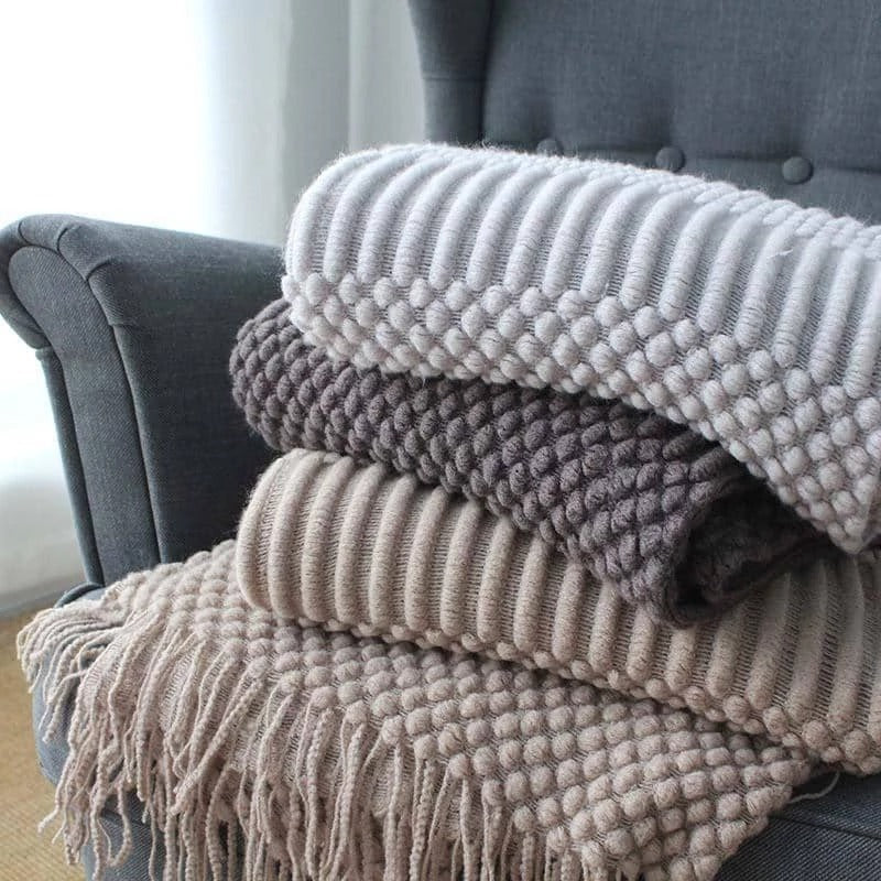 Tranquil Knit Throw Blanket