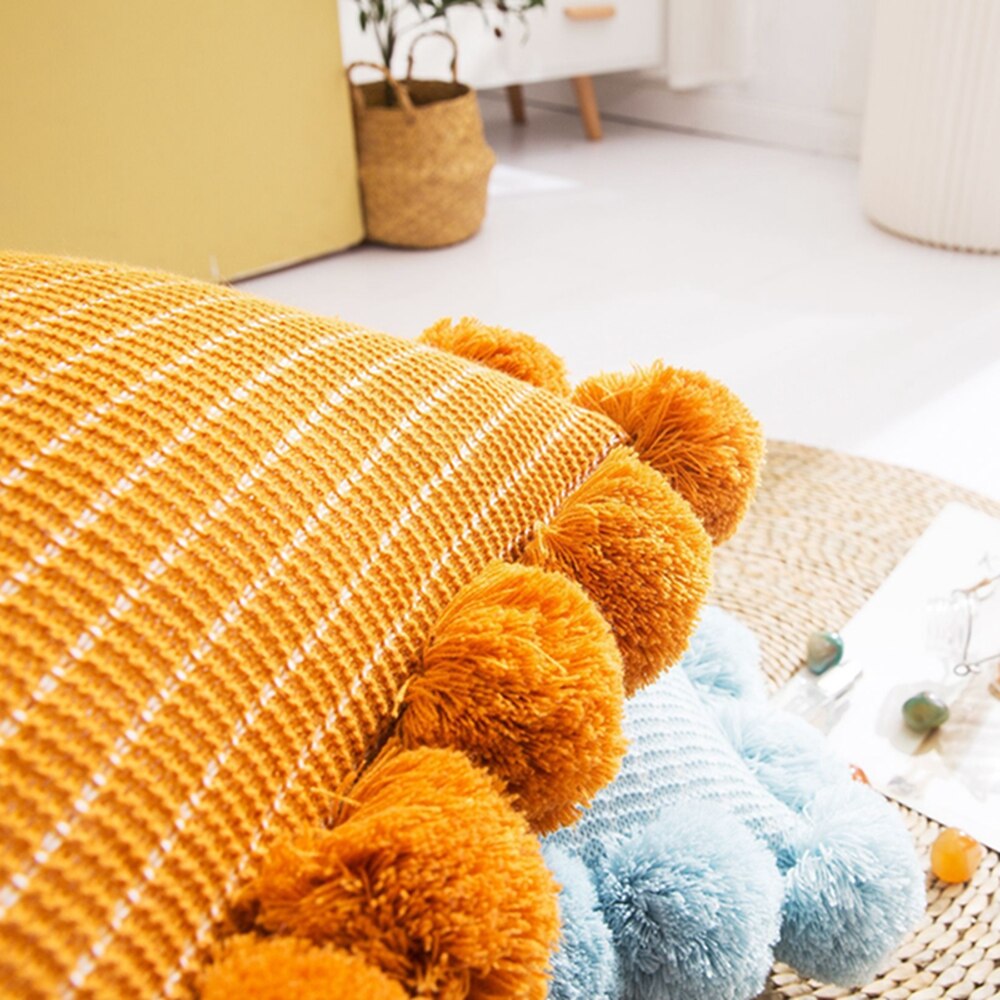 Tassel Trove Coloured Sofa Cushions