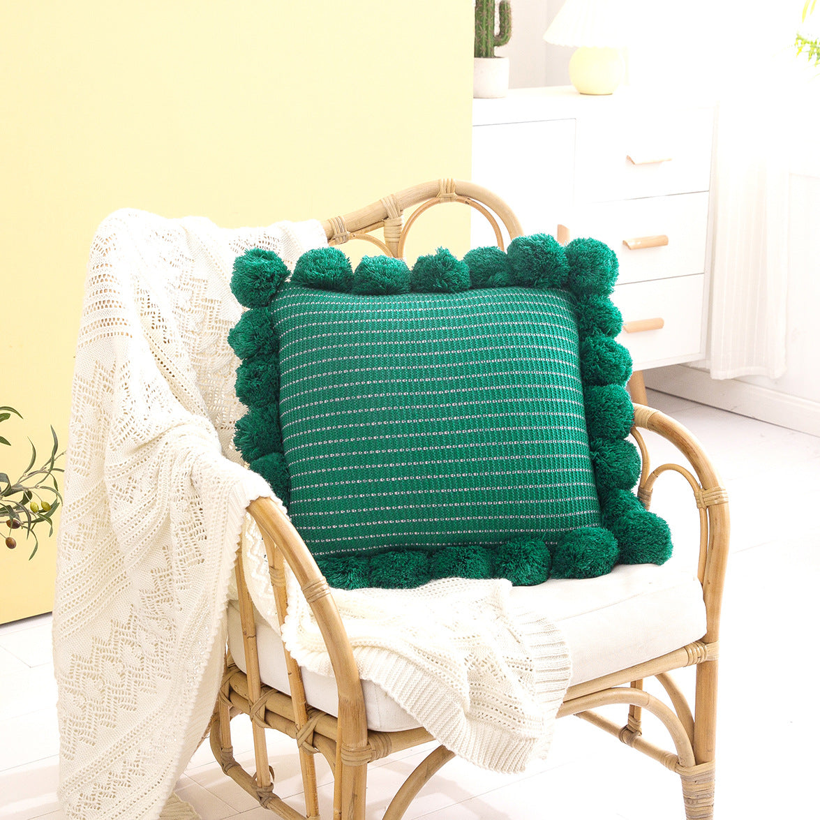 Tassel Trove Coloured Sofa Cushions