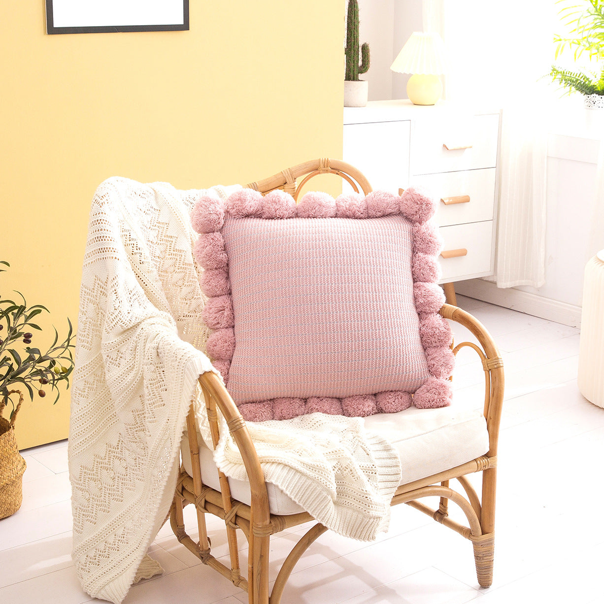 Tassel Trove Coloured Sofa Cushions
