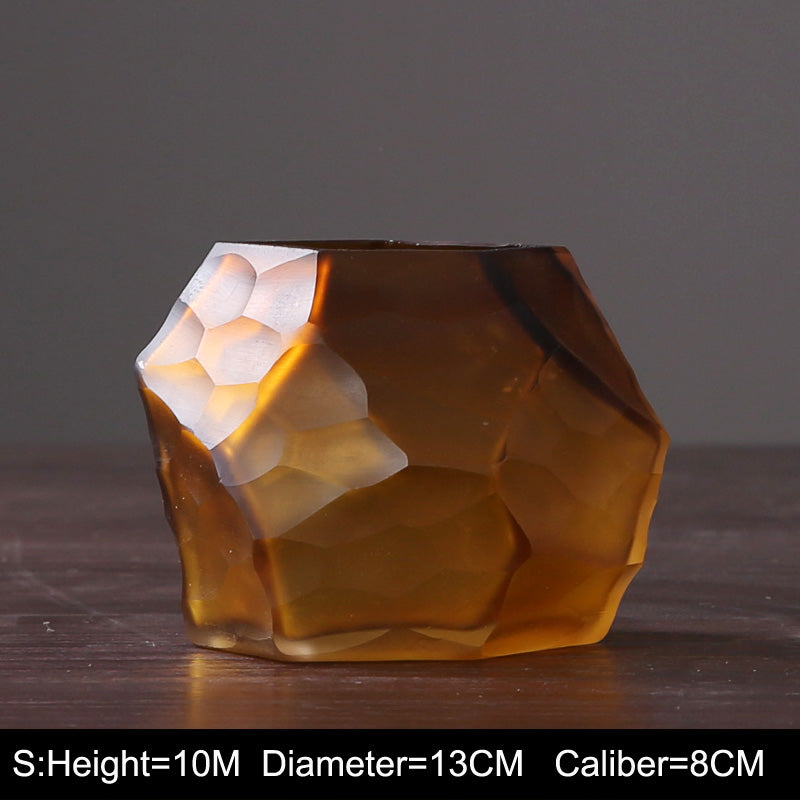 Geo Glam Rhombus Glass Vase