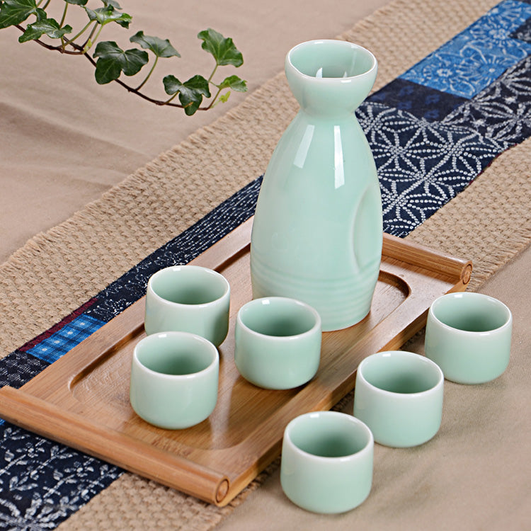 Ceramic Carafe and Glass Set: Artisan's Pour
