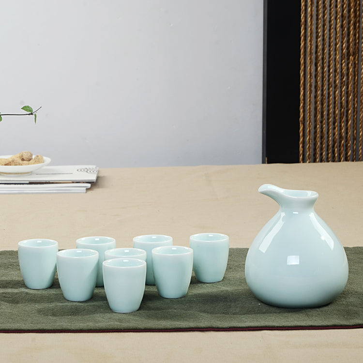 Ceramic Carafe and Glass Set: Artisan's Pour