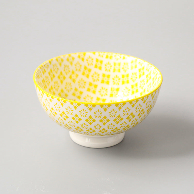 Kaleidoscope Kaiseki: Colourful Rice Bowl Japanese Style Tableware