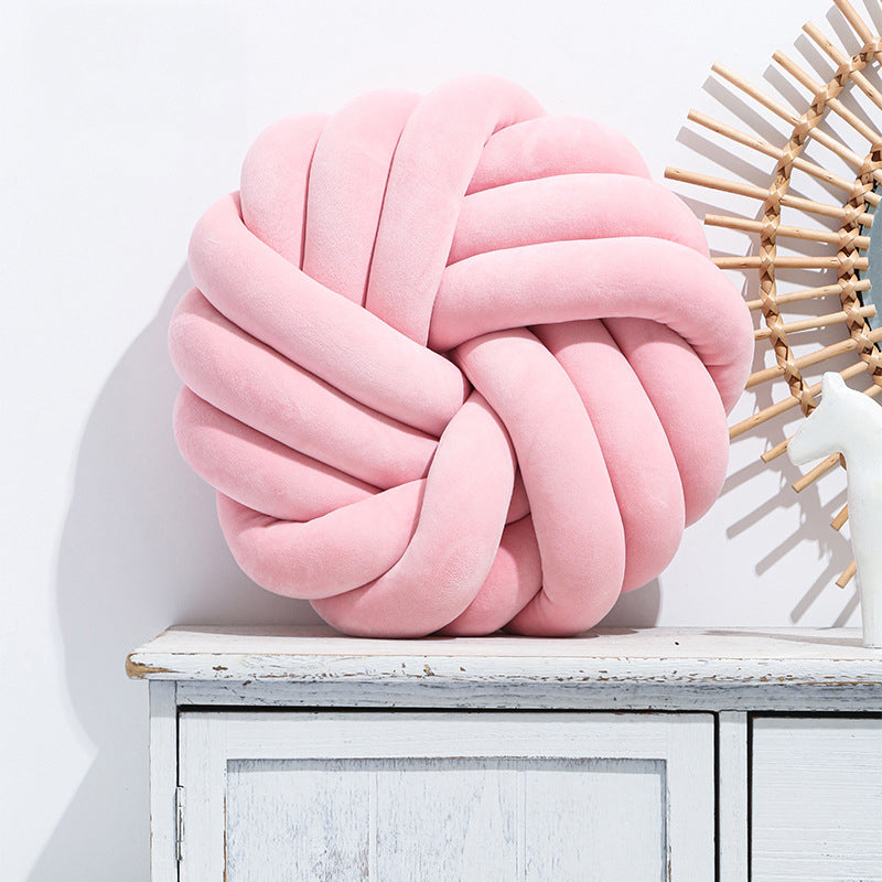 Knotopia: Vibrant Knot-Shaped Cushions