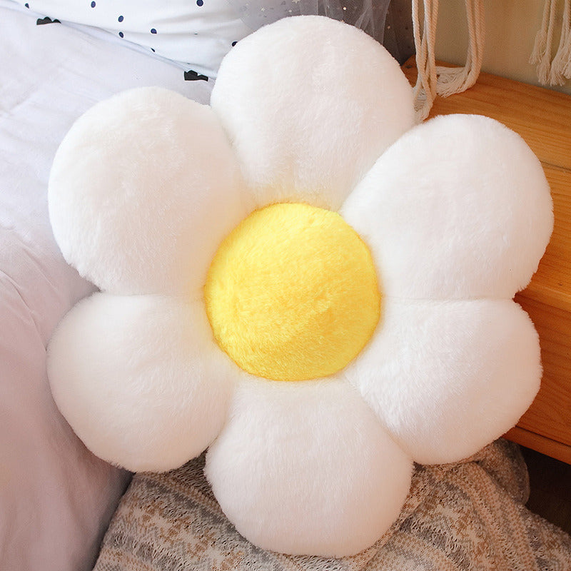 Blooming Comfort: Flower Plush Cushion