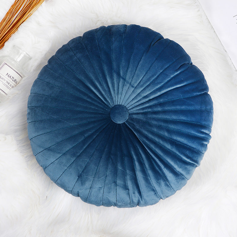 Vibrant Velvet Round Cushion