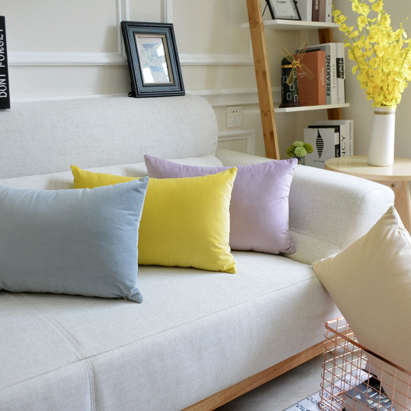 Chroma Velvet: Luxurious Colourful Sofa Cushions
