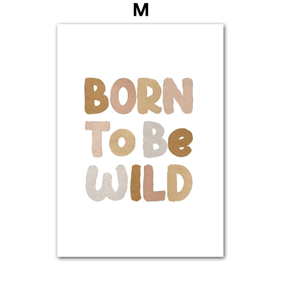 Whimsical Watercolour Animal Wall Art