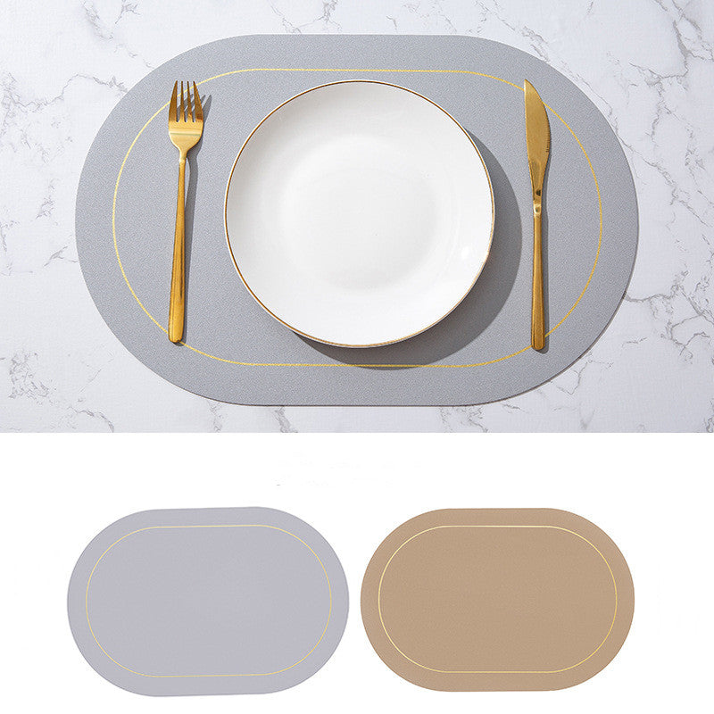Vibrant Leather Dining Placemat