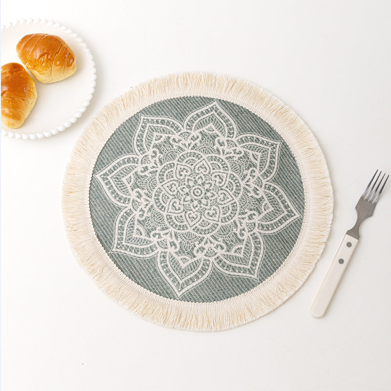 Bohemian Mandala Fabric Placemat
