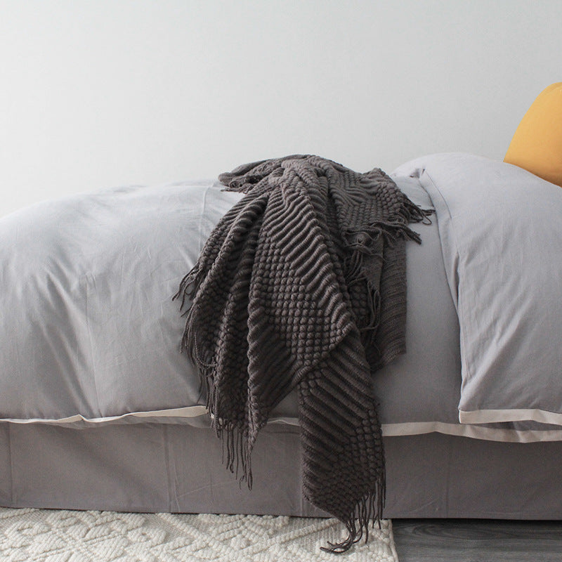 Tranquil Knit Throw Blanket