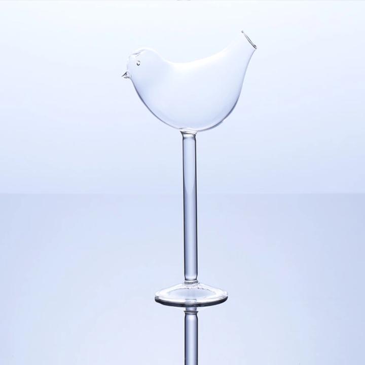 Bird Sip Avian Cocktail Glass