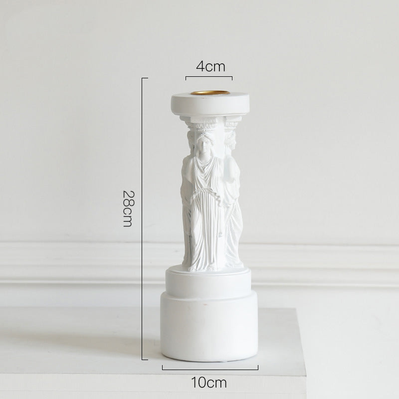 Ancient Greek Column Candle Holder