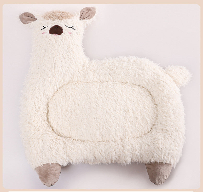 Alpaca Cosy Pet Haven: Warm Plush Pet Bed