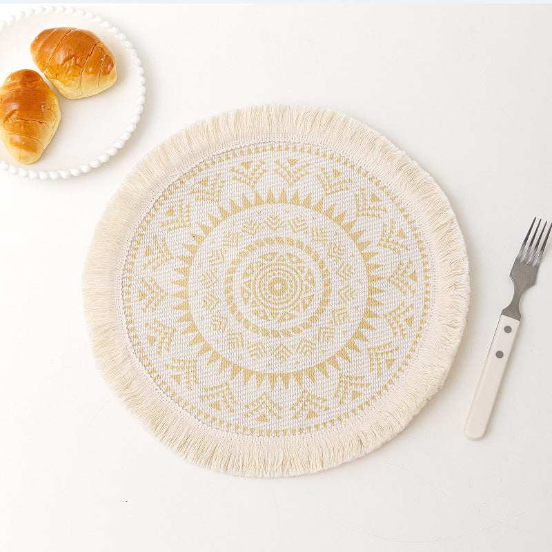 Bohemian Mandala Fabric Placemat
