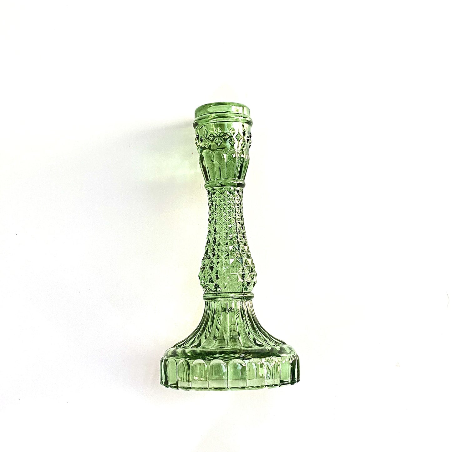Textured Glass Spectrum Candle Holder