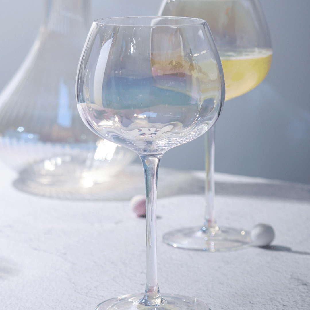 Opulent Aura: Colourful Champagne Glass Set