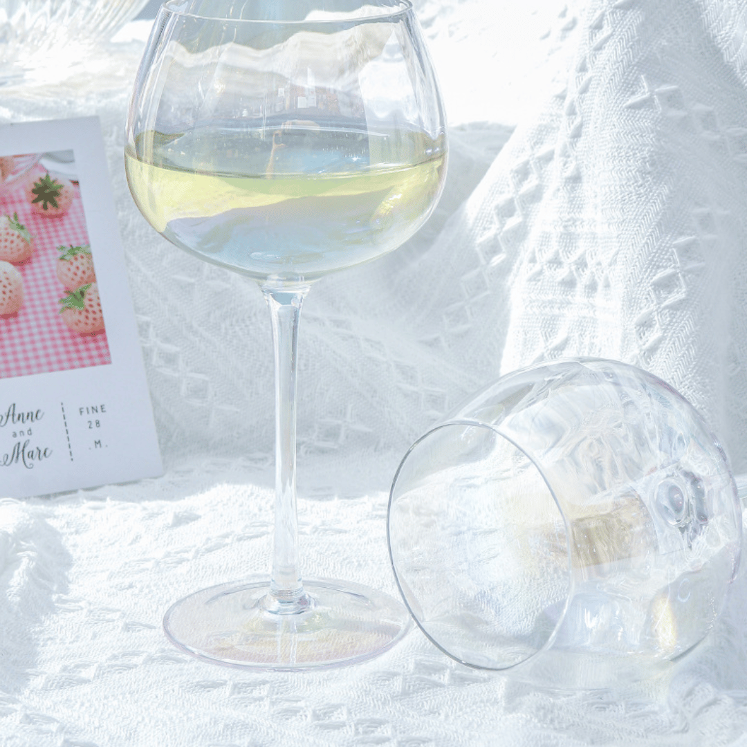 Opulent Aura: Colourful Champagne Glass Set