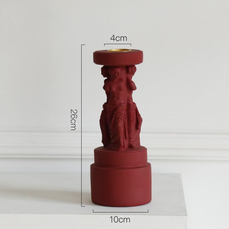 Ancient Greek Column Candle Holder