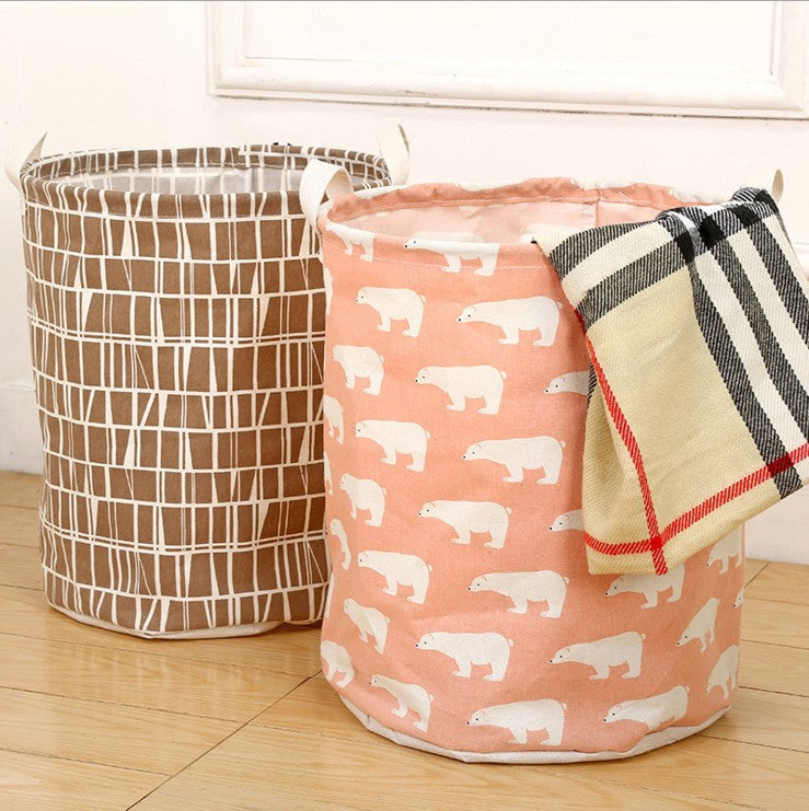 Flexi Fold: Foldable Linen Laundry Basket