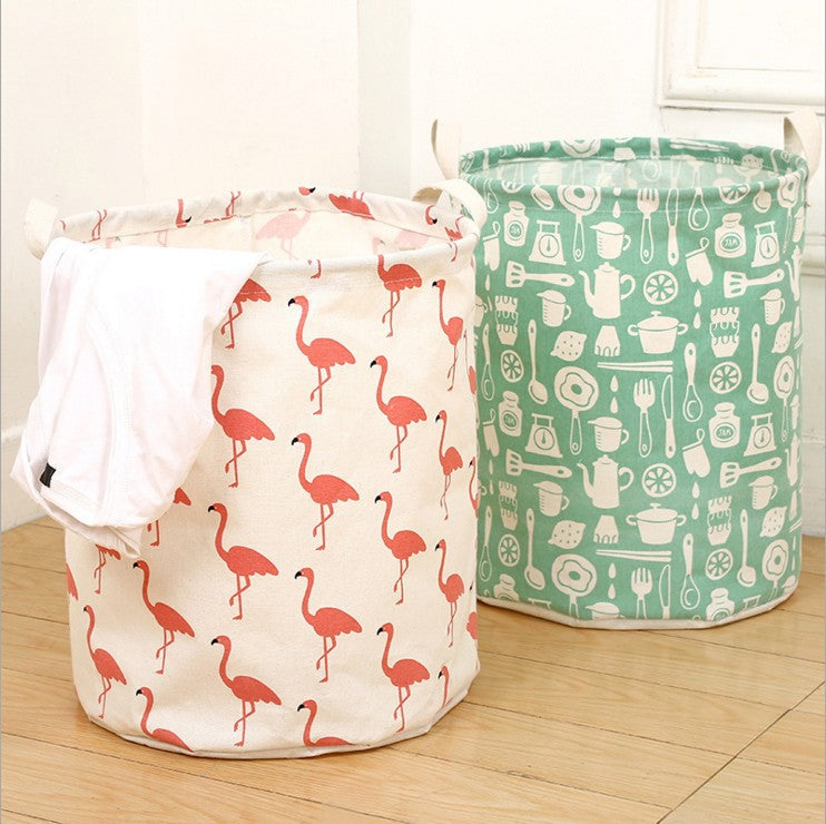Flexi Fold: Foldable Linen Laundry Basket