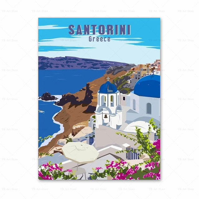 Urban Panorama: Cityscape Canvas Wall Art