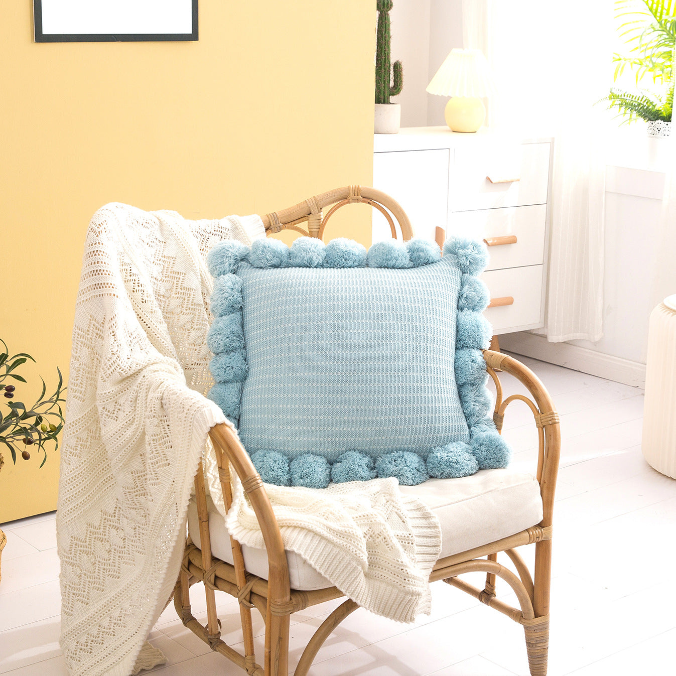 Tassel Trove Coloured Sofa Cushions