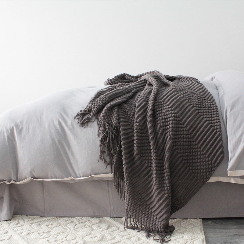 Tranquil Knit Throw Blanket
