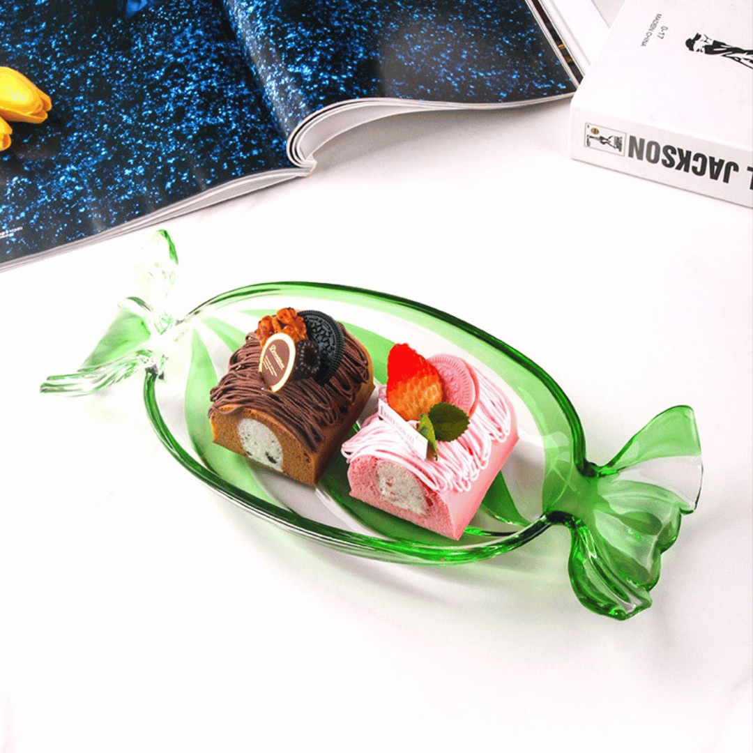 Sweet Cravings: Crystal Glass Dessert Plate