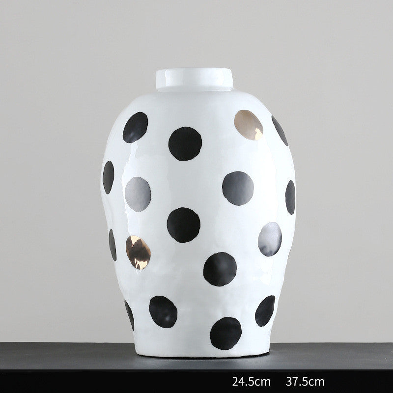 Polka Dot Perfection: Spotty Vase