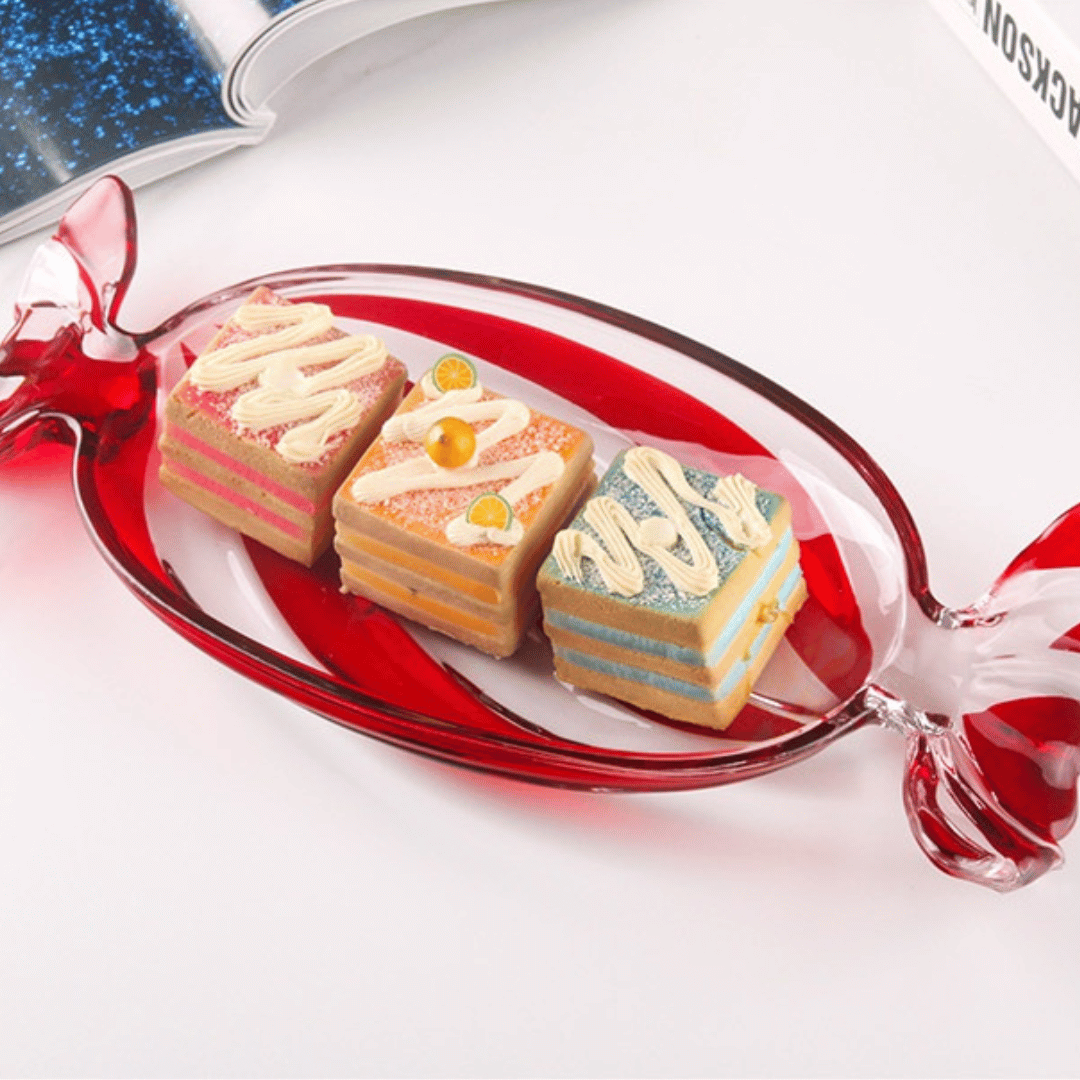 Sweet Cravings: Crystal Glass Dessert Plate