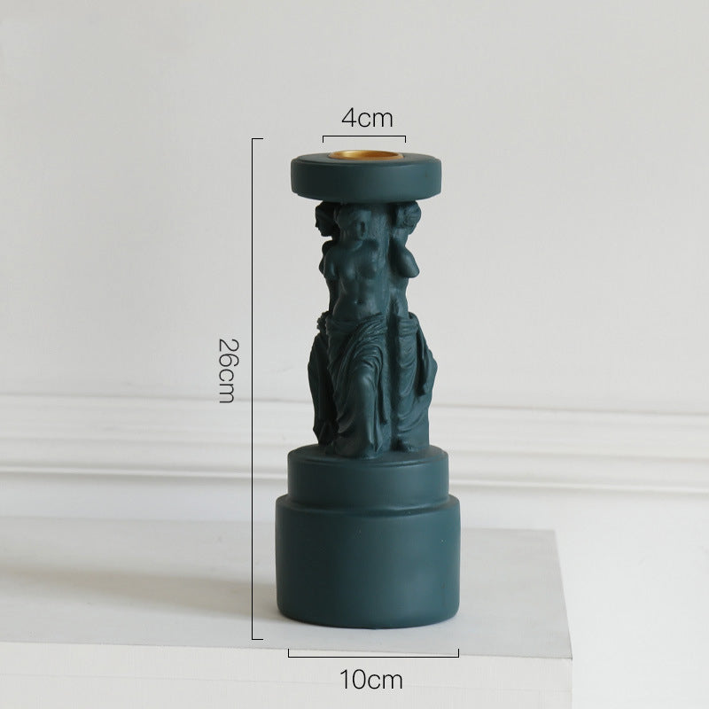 Ancient Greek Column Candle Holder