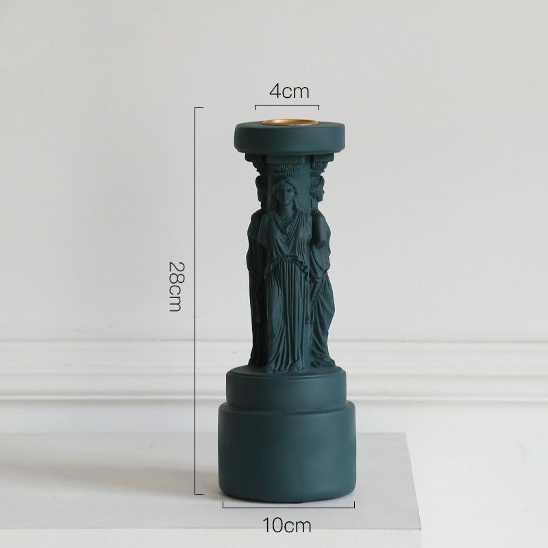 Ancient Greek Column Candle Holder