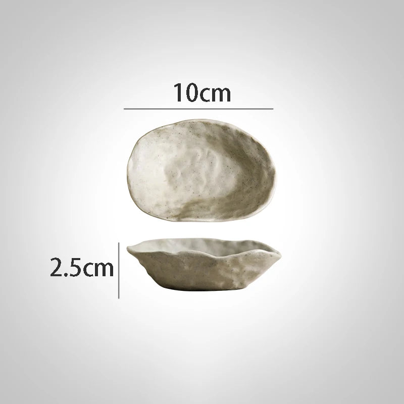 Modern White Textured Dinnerware