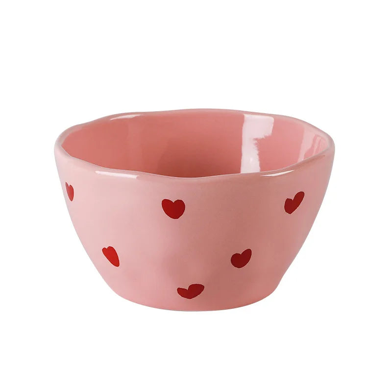 Pink Heart Children's Dinnerware