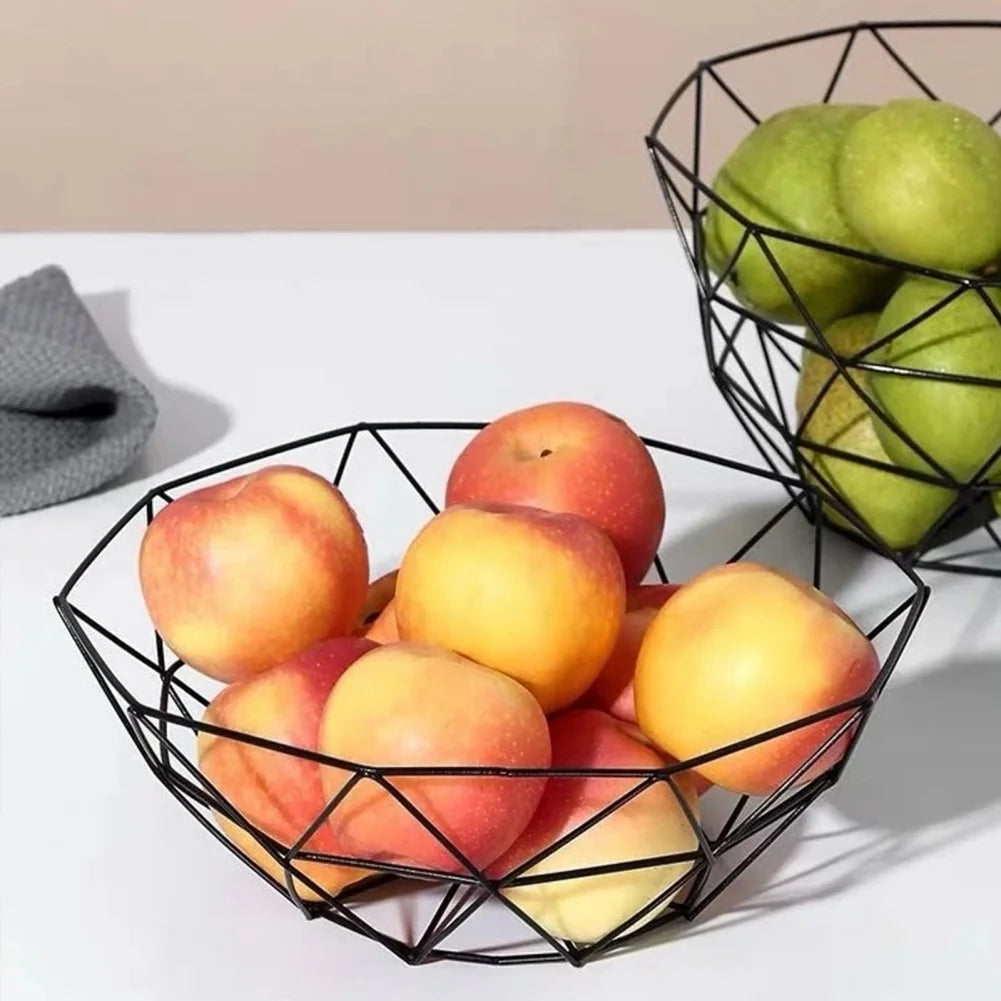 Metal Wire Fruit Bowl