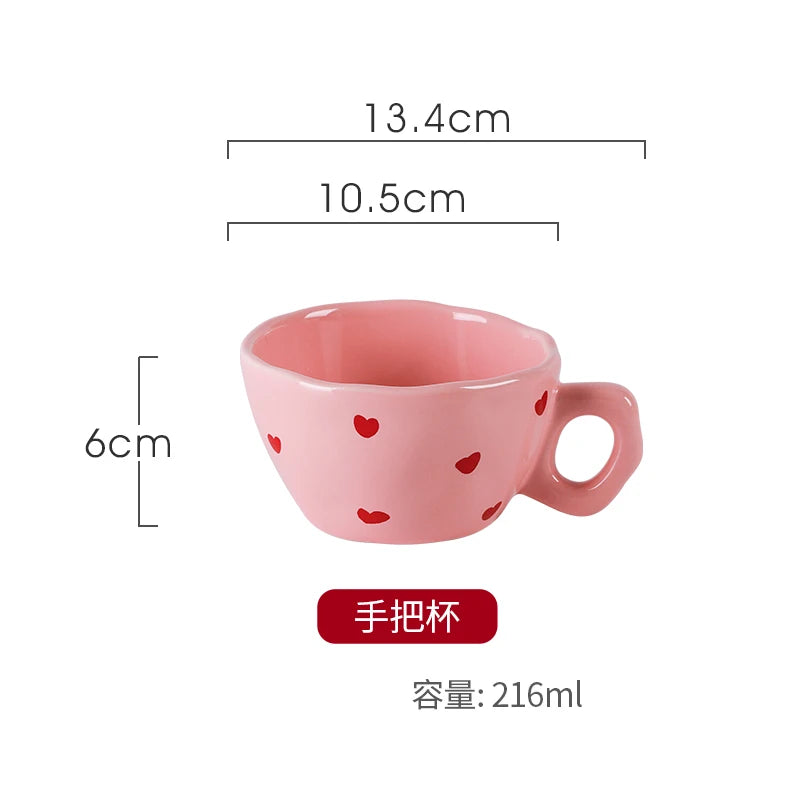 Pink Heart Children's Dinnerware