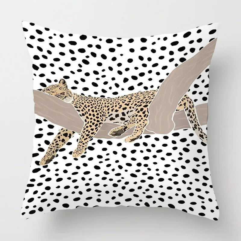 Abstract Animal Themed Cushion Covers
