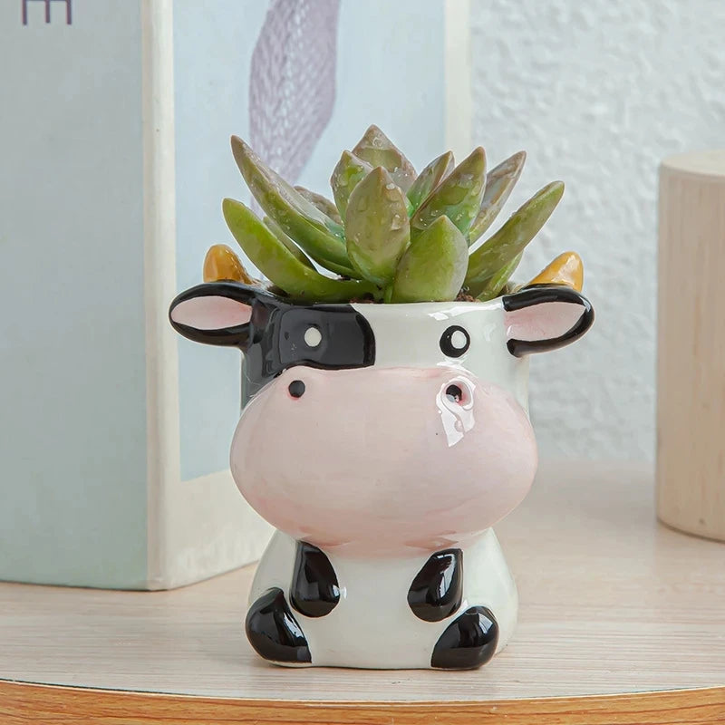 Ceramic Animal Plant Pots