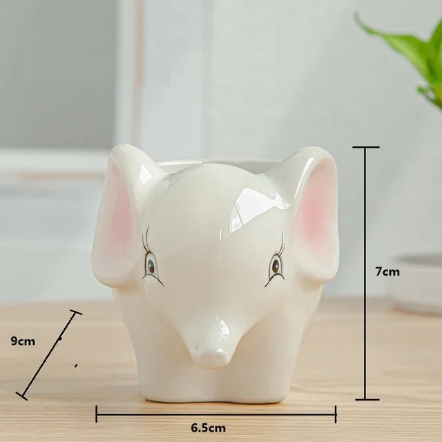 Ceramic Animal Plant Pots