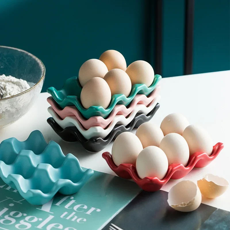 Colour Ceramic Egg Holder