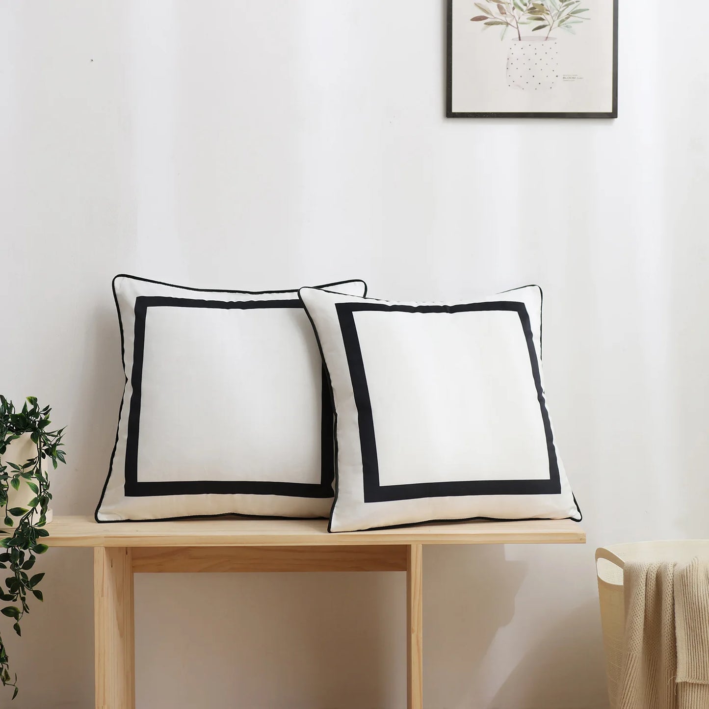 Modern Monochrome Cushion Covers