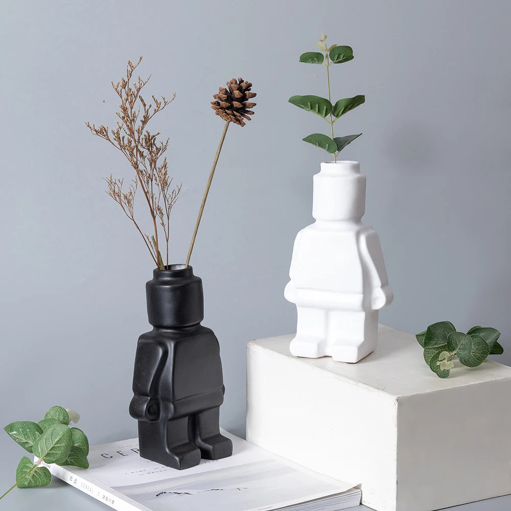 Ceramic Robot Vase