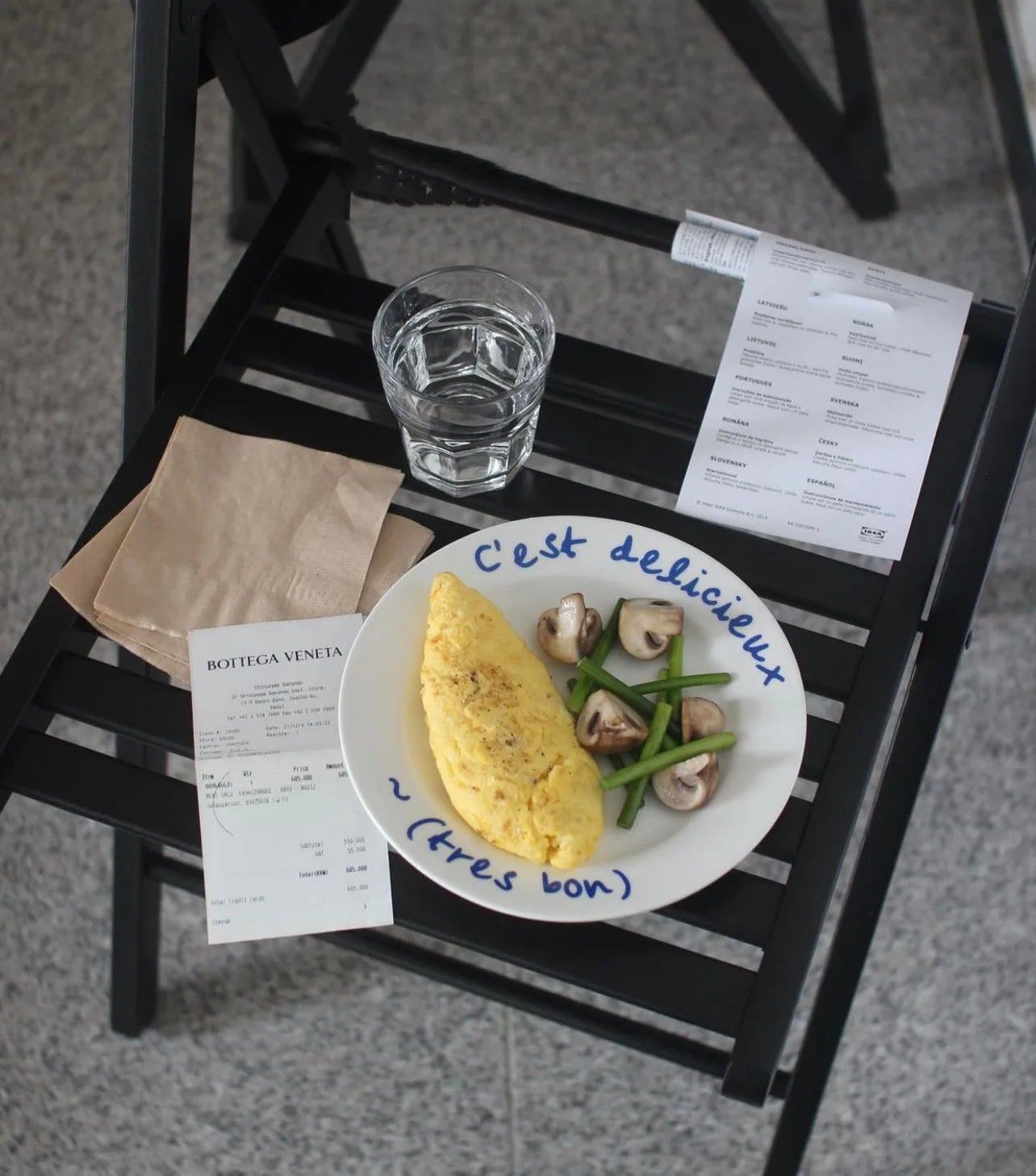 C'est Delicieux Ceramic Plate