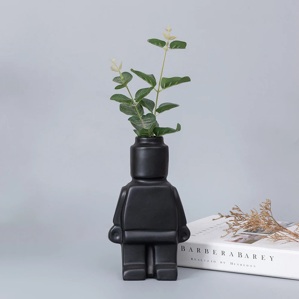 Ceramic Robot Vase