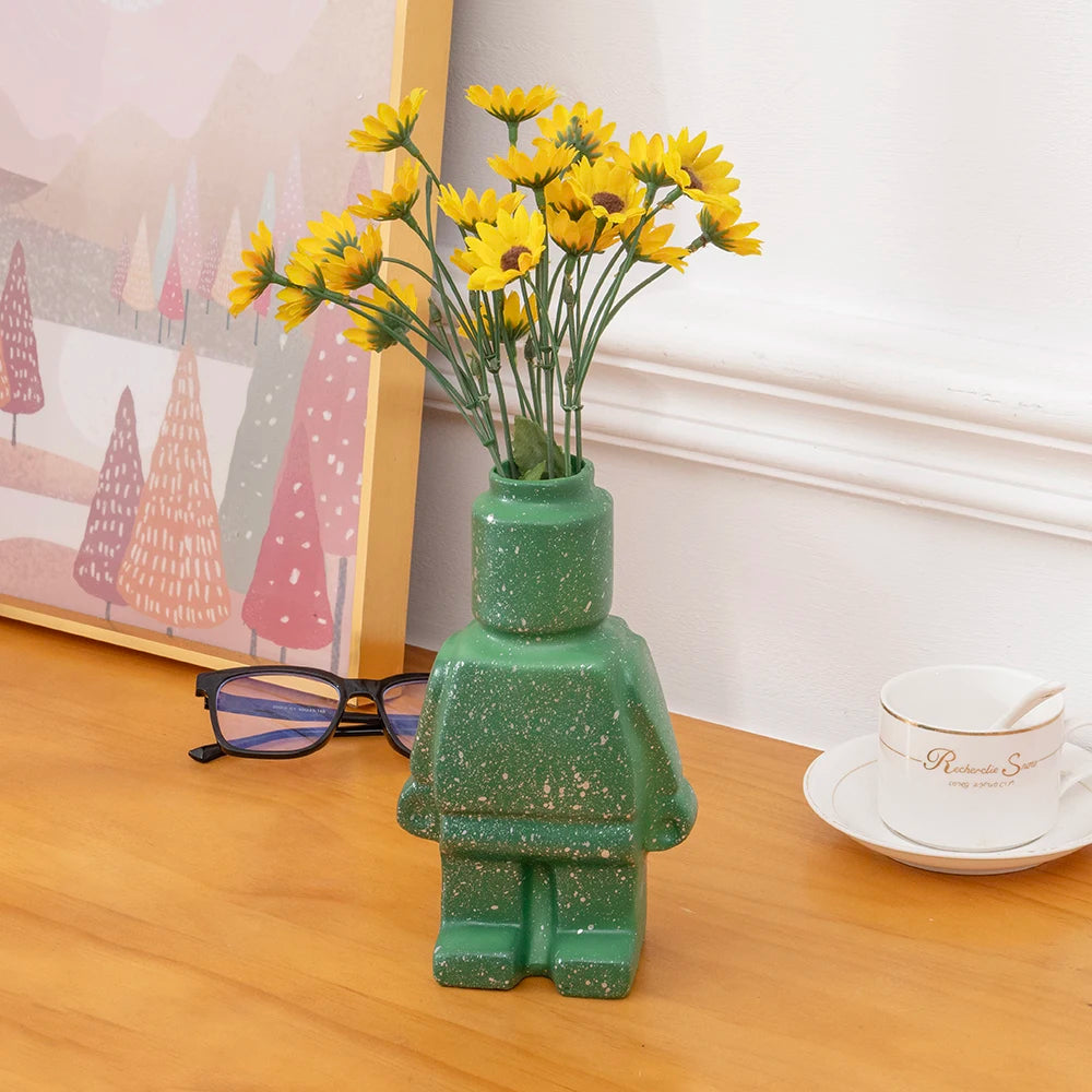 Ceramic Robot Vase