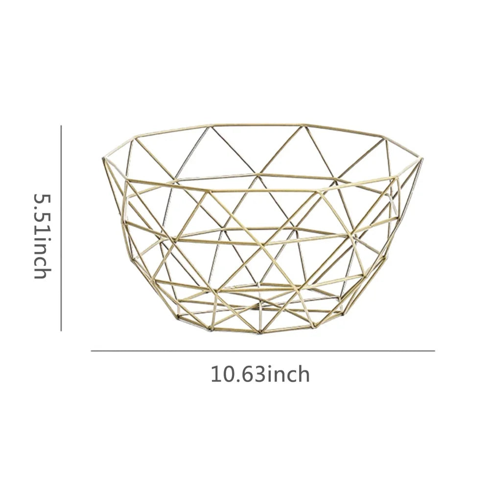 Metal Wire Fruit Bowl